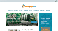 Desktop Screenshot of mortgage.info